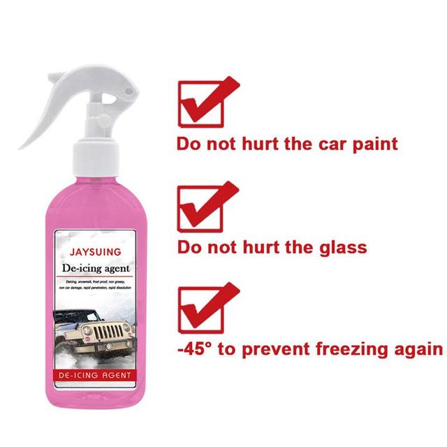 Car De-icer Spray Windshield De-icer Spray 100ml Snow Melting Agent  Prevents Re-freezing Thawing Spray Fast Acting Melts Ice And - Cleaning  Agent / Curing Agent - AliExpress